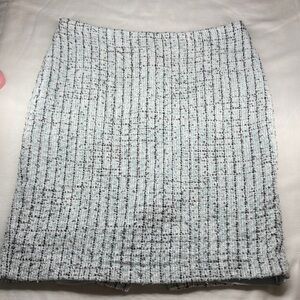 Karl Lagerfeld Textured Gray Pencil Skirt